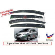 Toyota Vios Dugong NCP93 (2nd Gen) 2007-2013 Door Visor Air Press Wind Deflector (Big 12cm Width)